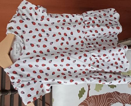 Mädchenkleid Marienkäfer Grösse 74