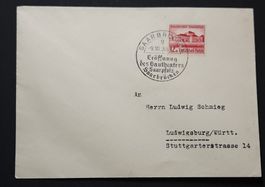 Deutsche Reich Beleg  Nr.674 SST Stempel SAARBRÜCKEN
