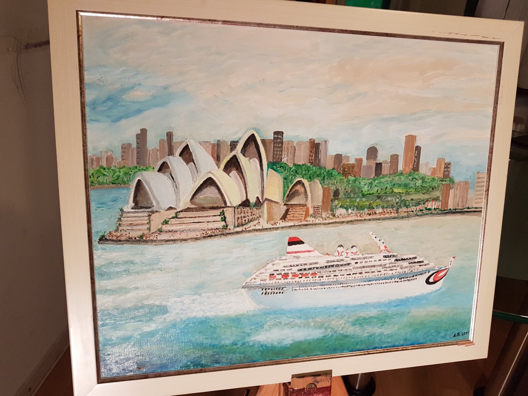 Gemälde: Sydney Opera House Signed A.B. 2011 – Gebraucht aus Glattbrugg von casabelavista 2