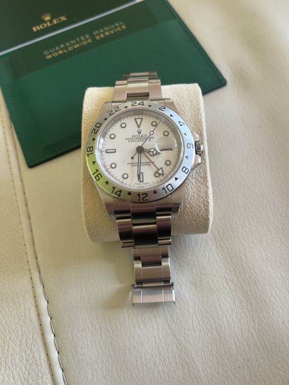 Rolex Orologi: Rolex Explorer II 16570 white polar – Usato da Bern venduto da Minok