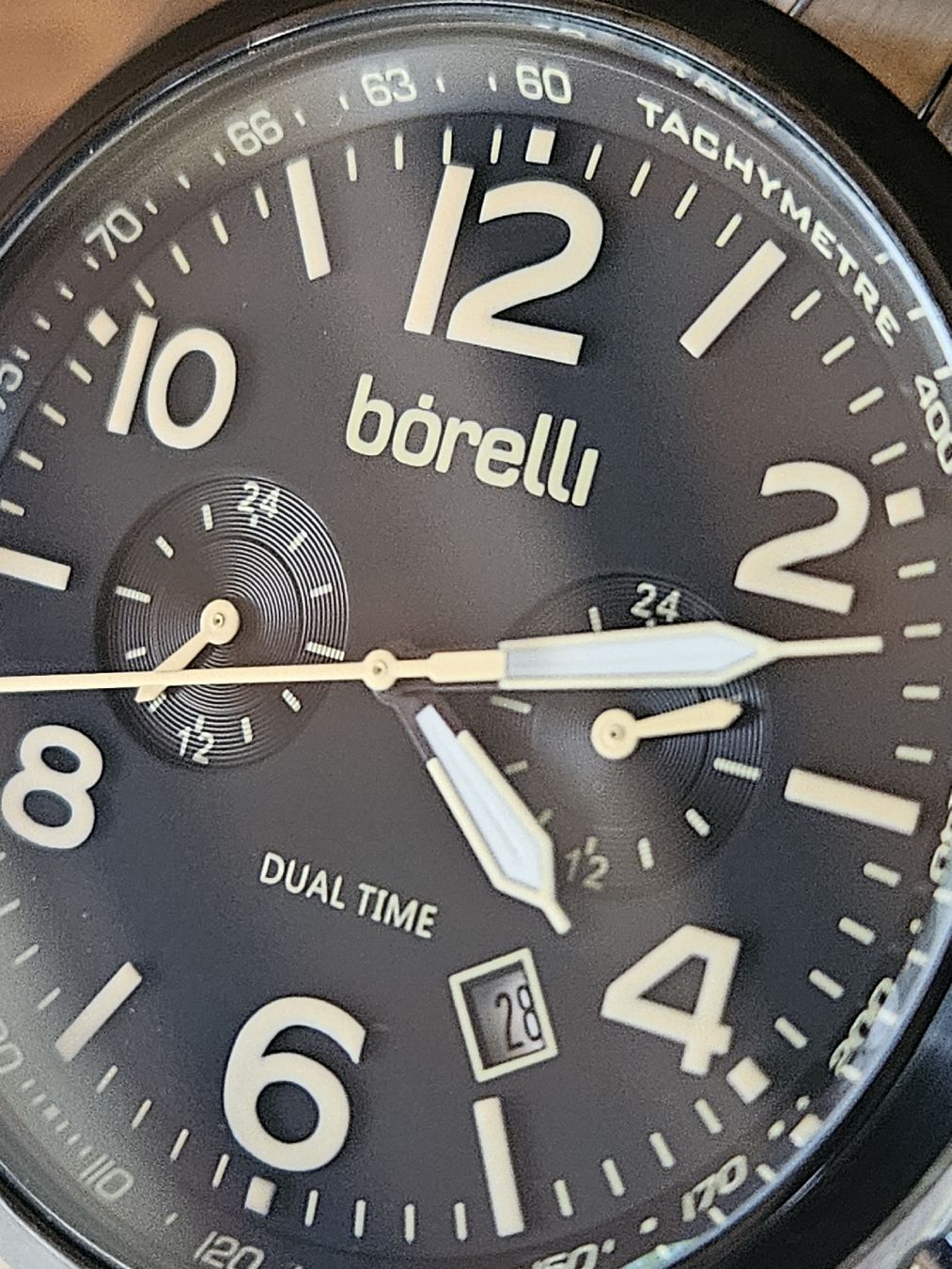 Uhren: Borelli Dual Time Herrenuhr 46mm – Gebraucht aus Flamatt von pie_f9zm 3