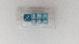 Set of dices - blue sealed