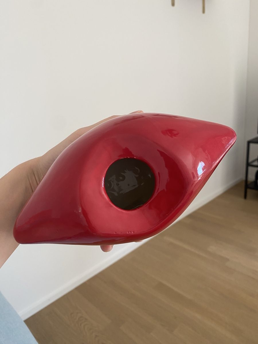 Toutes les décorations: Rote Lippen Vase – D'occasion à Wetzikon ZH par rit_ramtr 3