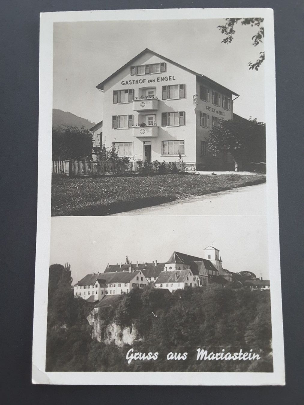 Cartoline postali: AK Mariastein SO , Gasthof Engel – Usato da Reichenburg venduto da Pipo-67