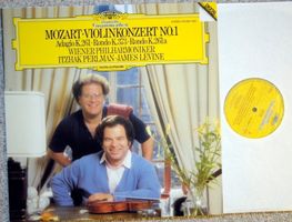 Mozart Itzhak Perlman Violinkonzert Nr 1 - LP ♪ GEWASCHEN ♪