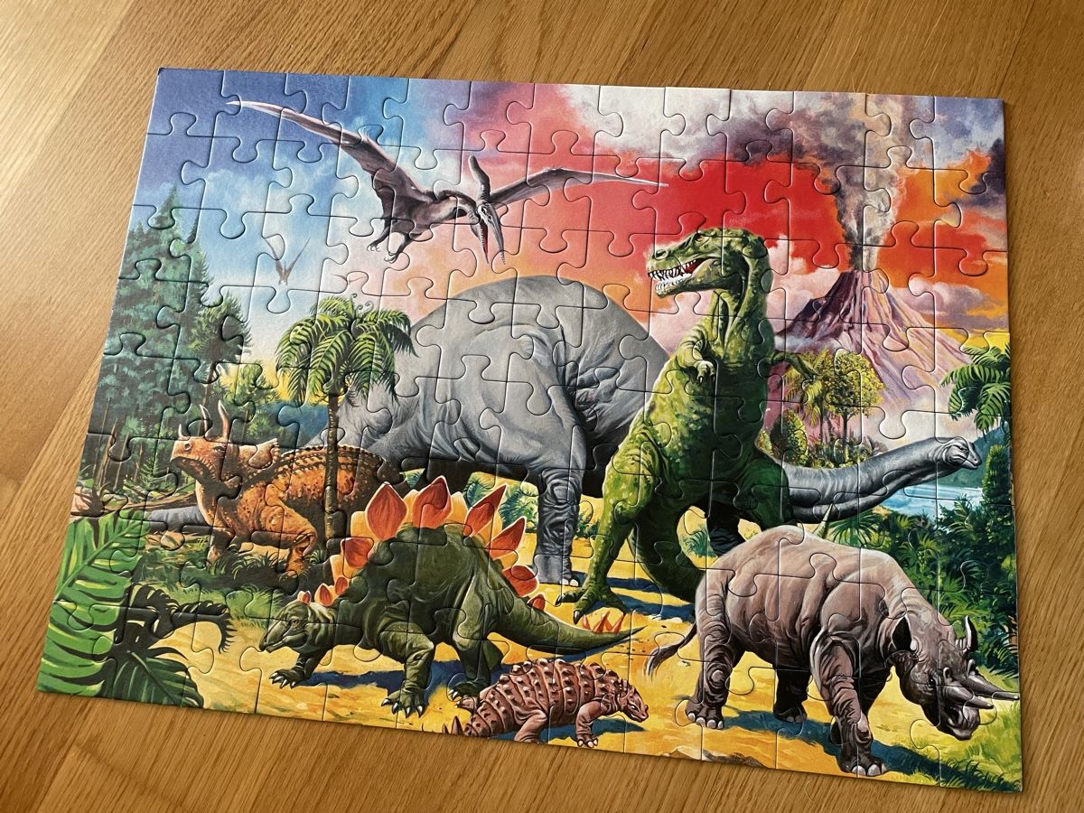 Ravensburger Puzzle: Puzzle  6+ Dinosaurier, komplett – Usato da Herzogenbuchsee venduto da TinaD
