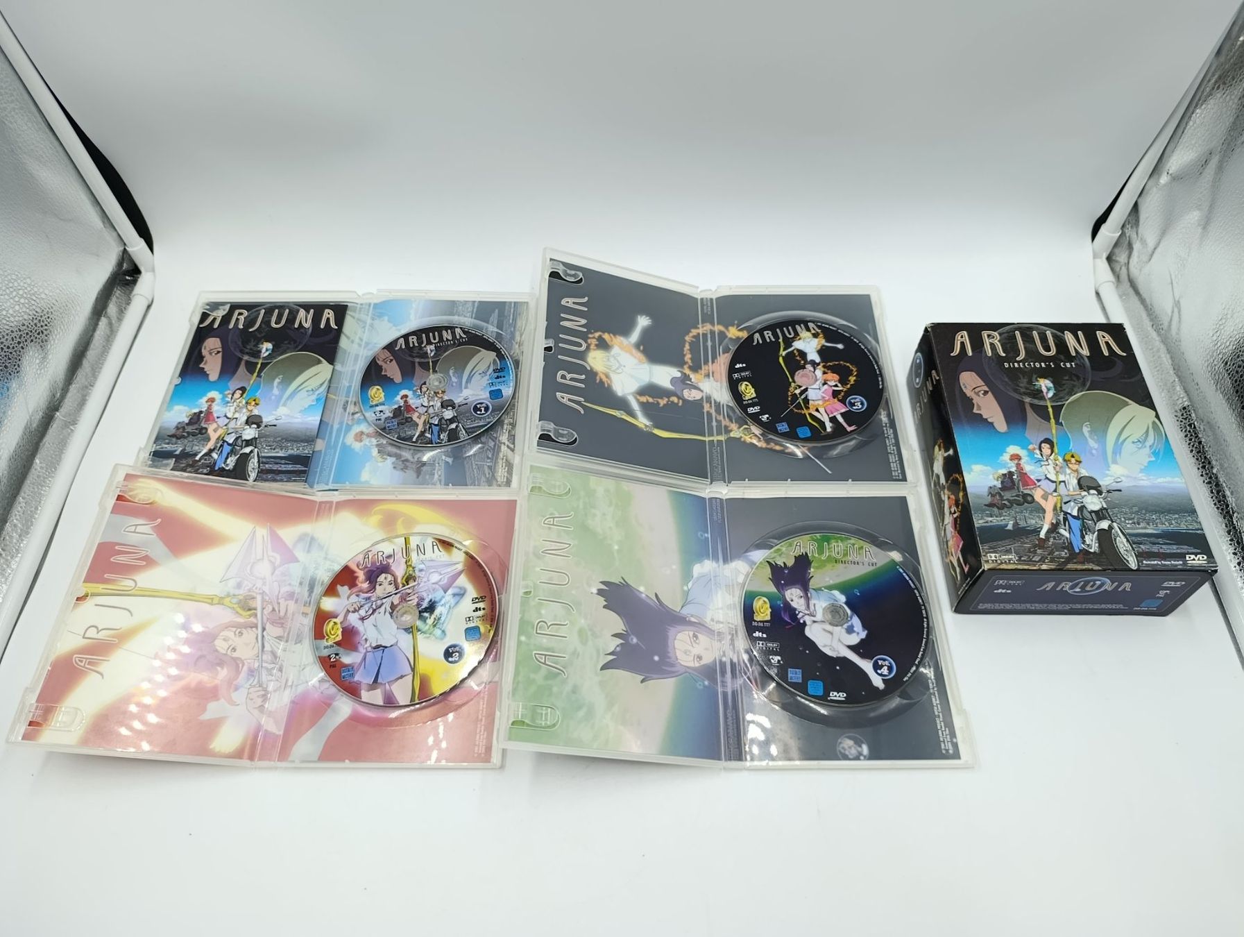 Tutti i DVDs: Arjuna Directors Cut DVD Box Anime – Usato da Wil SG venduto da Donaldus 4