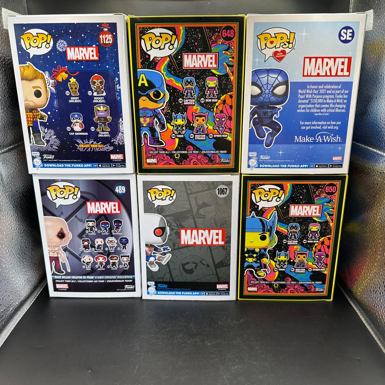 Funko Statuette: Funko Pop Marvel 6Stk Sammlung – Usato da Düdingen venduto da Nerdworld 1