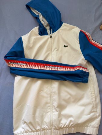 LACOSTE SPORT Jacke weiss blau Grösse S guter Zustand
