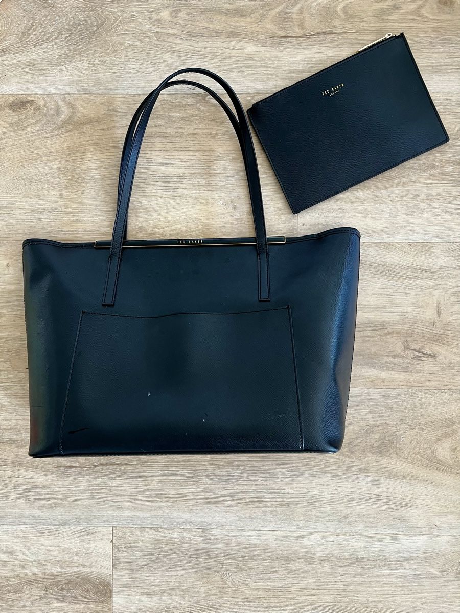 Ted Baker Borse da donna: Schwarze Ted Baker Tragetasche mit Beutel – Usato da Zürich venduto da GOJ_fr6c