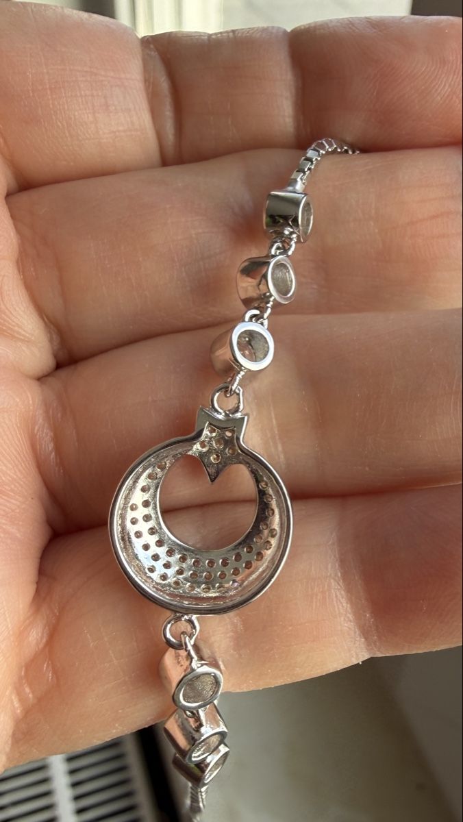 Bracciali & Braccialetti: Silber-Armband mit Zirkonia – Nuovo e nell'imballaggio originale da Ebikon venduto da elischka 5