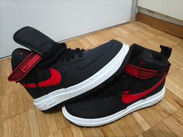 NIKE AIR FORCE 1 HI WINTER EDITION black/red US 11.5 / 45.5