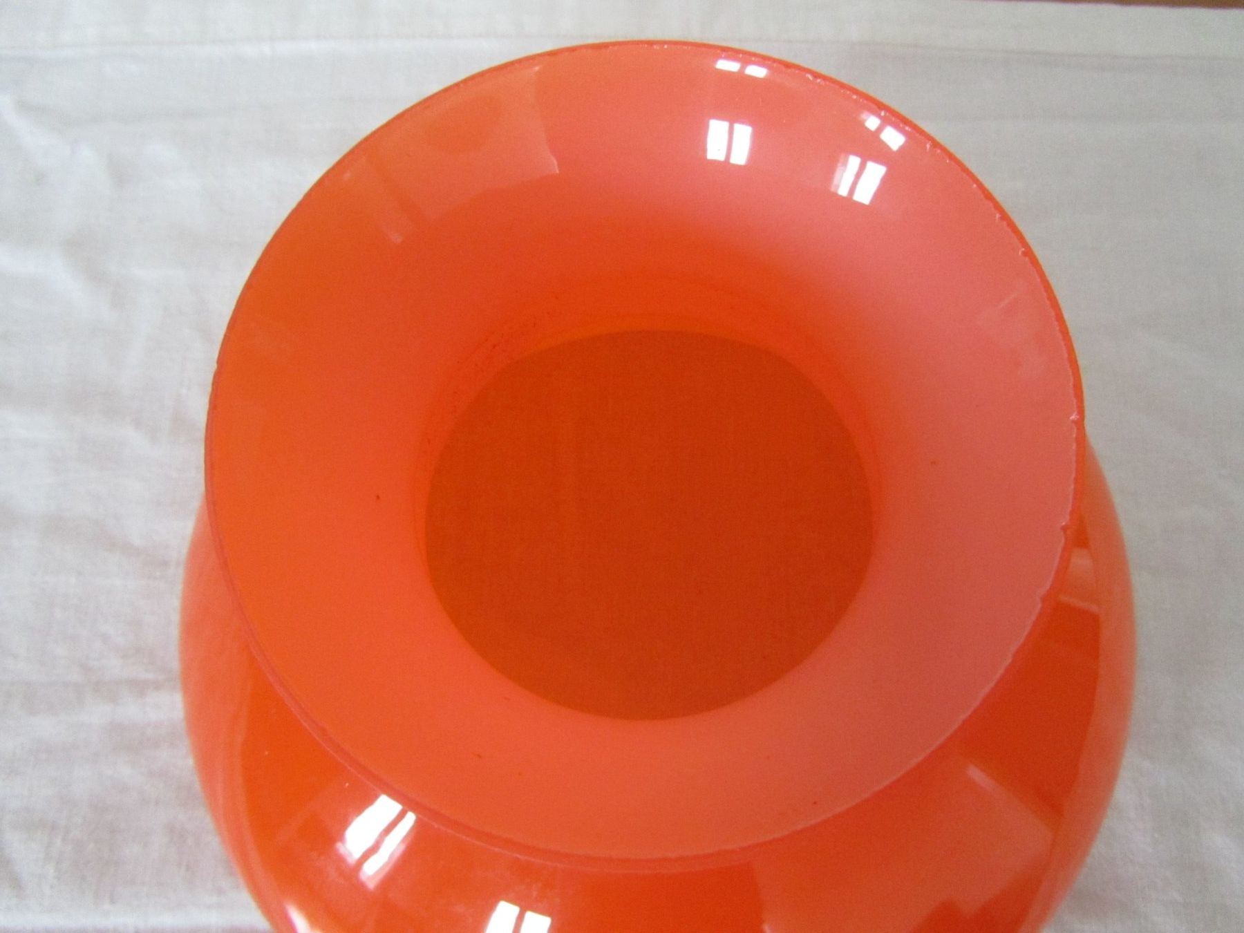 Paralumi: Orange Glas Lampenschirm - Retro Look, Glosche  / Nr.10 – Usato da Seengen venduto da mikelele 1