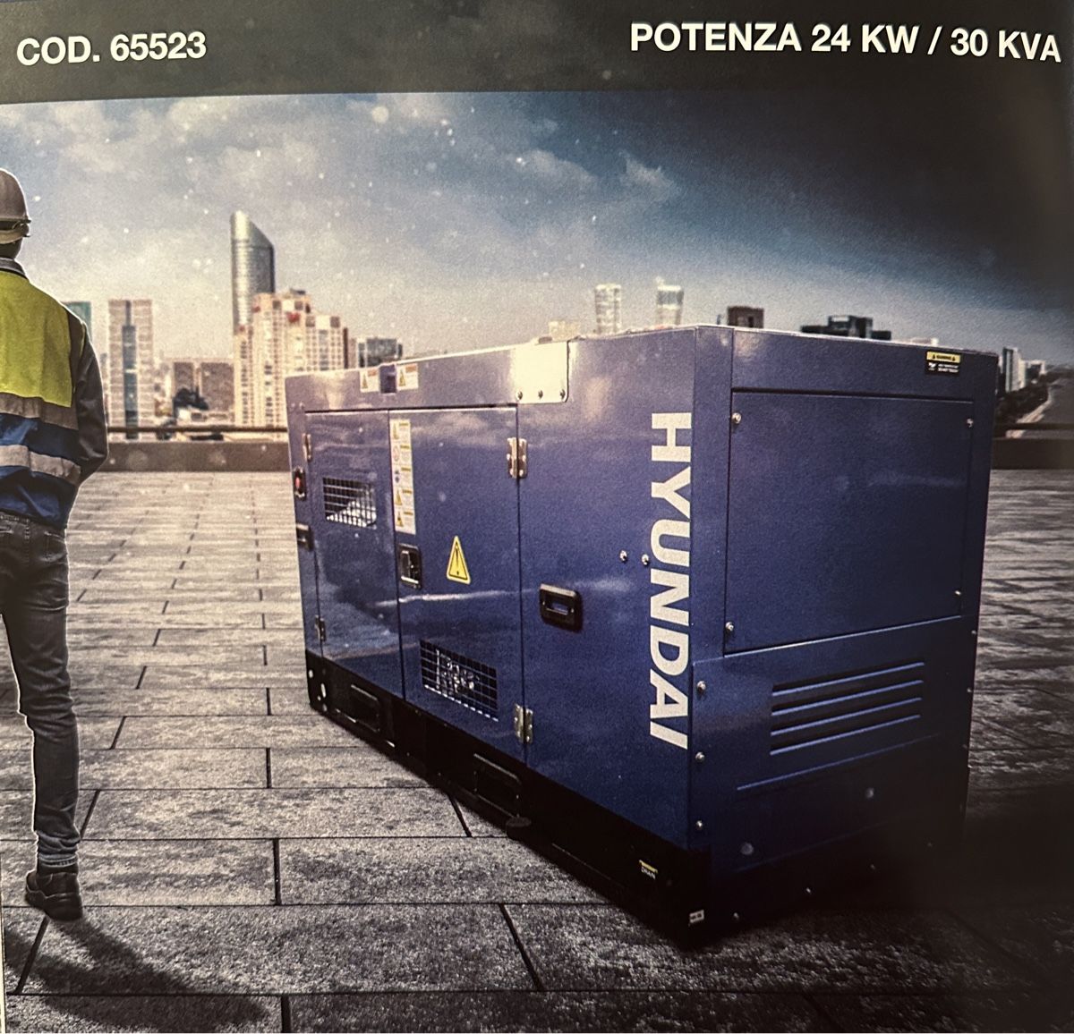 Hyundai Generatori di corrente: Generator Hyundai Stromerzeuger Diesel 24Kw 1500 – Nuovo e nell'imballaggio originale da willisau venduto da GLM-Tools.