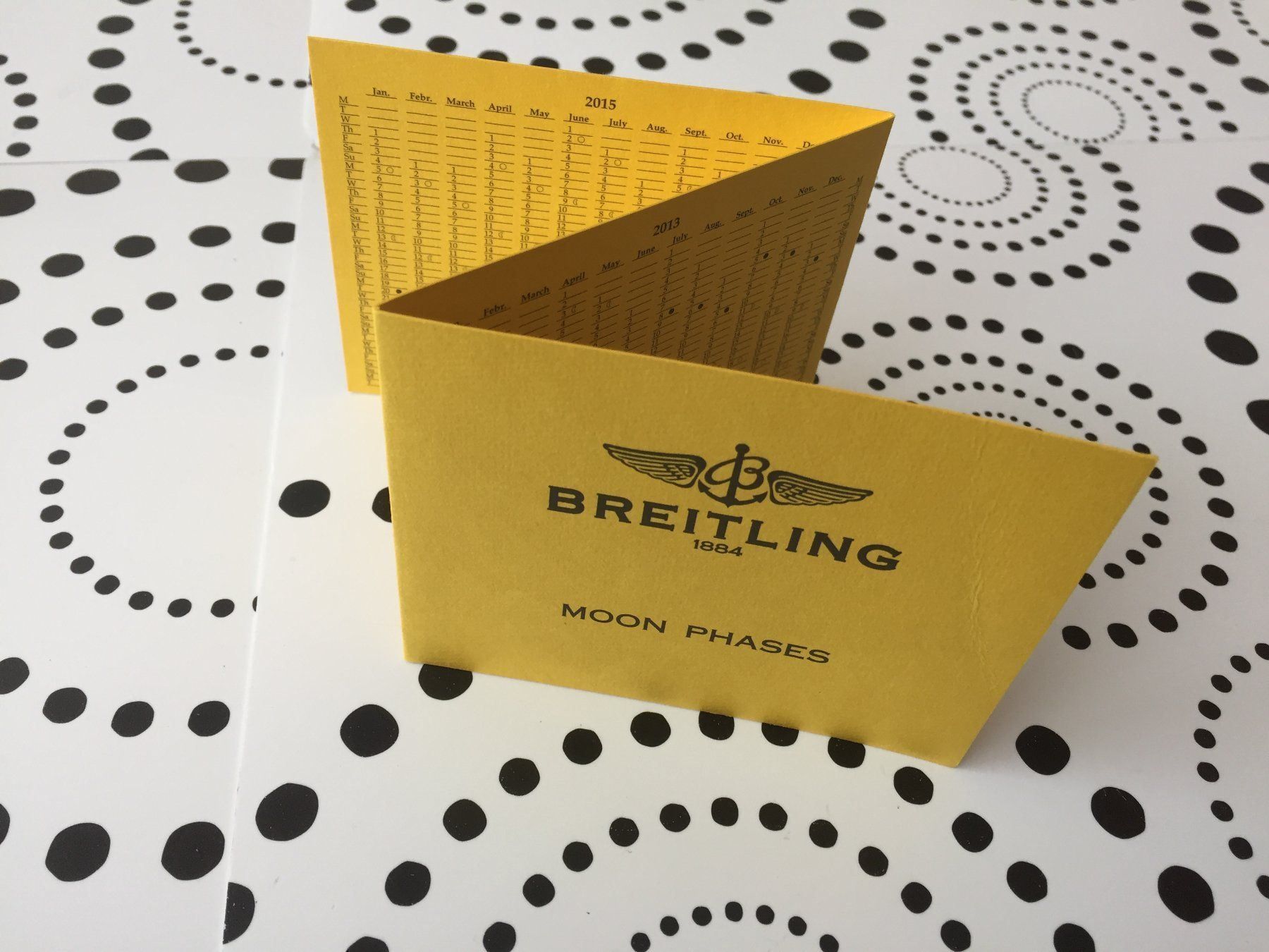Breitling Dokumente: BREITLING ORIGINAL - MOON PHASES - ECHELLE - NEW !!! – Neu (gemäss Beschreibung) aus Epalinges von dream-watch 8