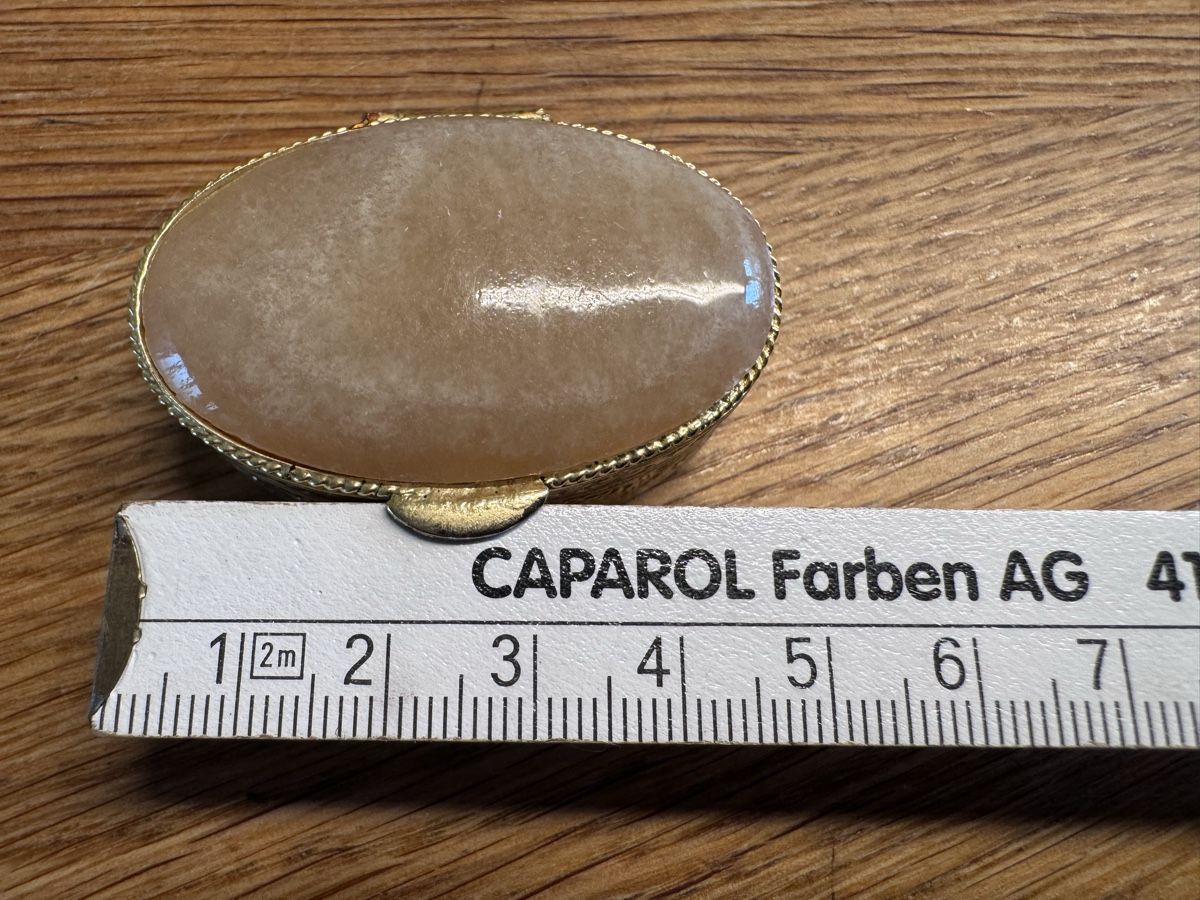 Spardosen: Vintage Schmuckdose Pillendose mit Onyx – Gebraucht aus Niederbüren von Oetschli 6