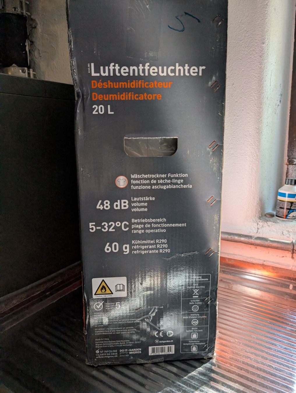 Deumidificatori: Déshumidificateur Do it + Garden 20 L  NEUF – Nuovo e nell'imballaggio originale da Petit-Lancy venduto da kine 3