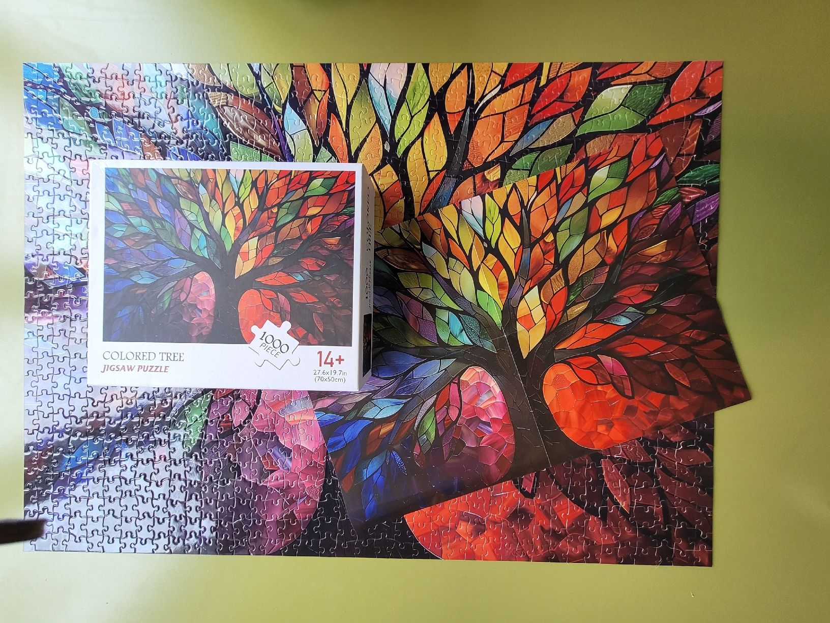 Puzzles: Puzzle 1000 Teile, brillante Farben – Gebraucht aus Niederbipp von Schlako 1