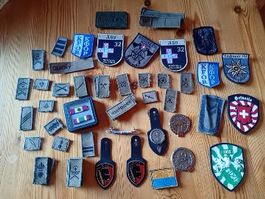  Swiss Militär Patches und Abzeichen neu und gebrauc