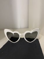 Saint Laurent Sonnenbrille,weiss, Herzform SL181 Loulou NEU