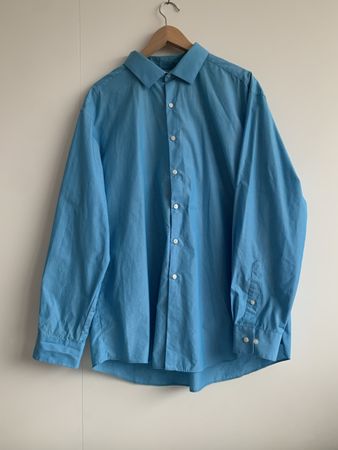 Van Heusen Hemd, hellblau, Gr. 18-18 1/2, Slim Fit, Top!
