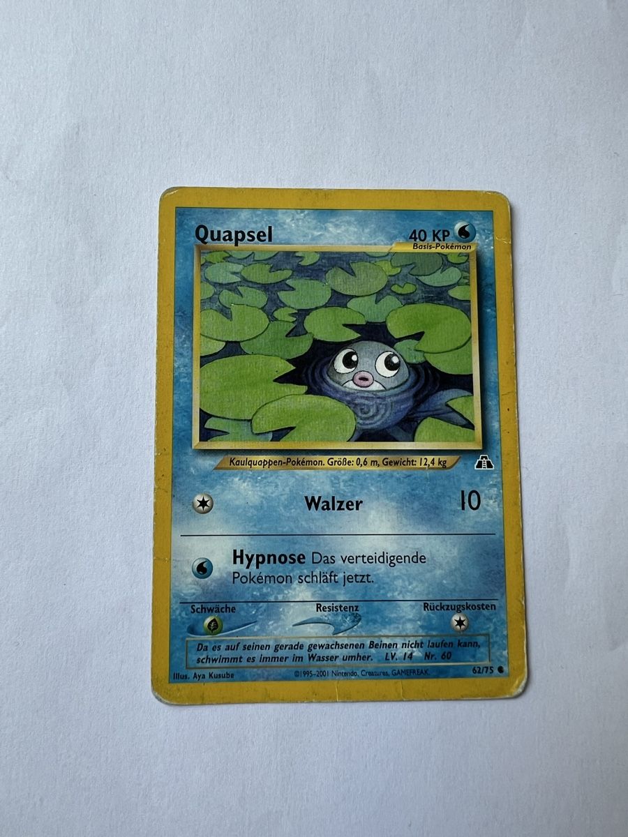Pokémon Carte collezionabili: Pokemonkarte Quapsel – Usato da Willisau venduto da Neiro77