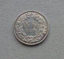 Top ++ 1/2 Franken 1879