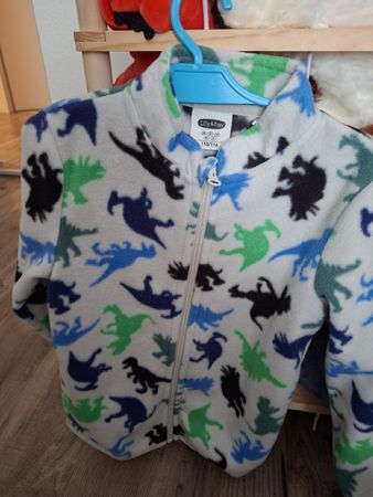 Fleecejacke Lily & Dan Dinosaurier Grösse 110/116