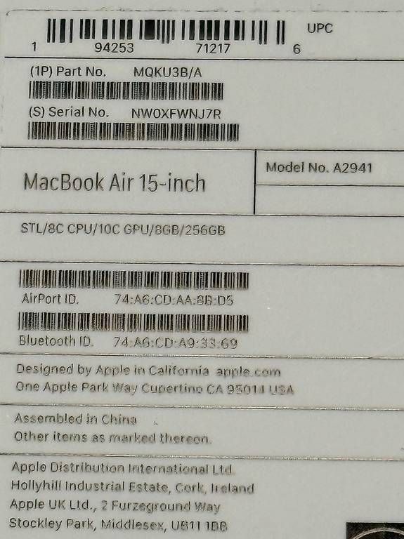 Portables: MacBook Air 15 – D'occasion à Vex par nat_26l5 4