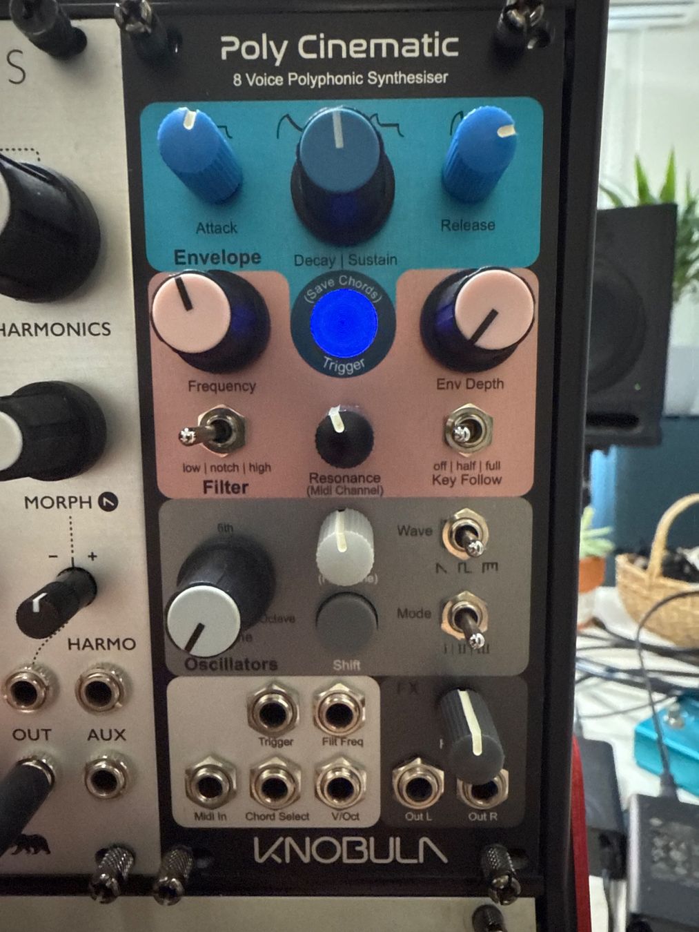 Strumenti musicali: Eurorack Knobula Poly Cinematic 8 voices – Usato da Aarau venduto da Raveless 1