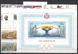 SAN MARINO 1984 JAHRGANG LUXUS MNH/**