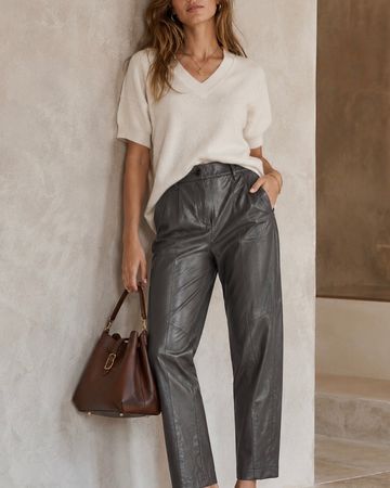 Luisa Cerano Kunstlederhose – Gr. 36