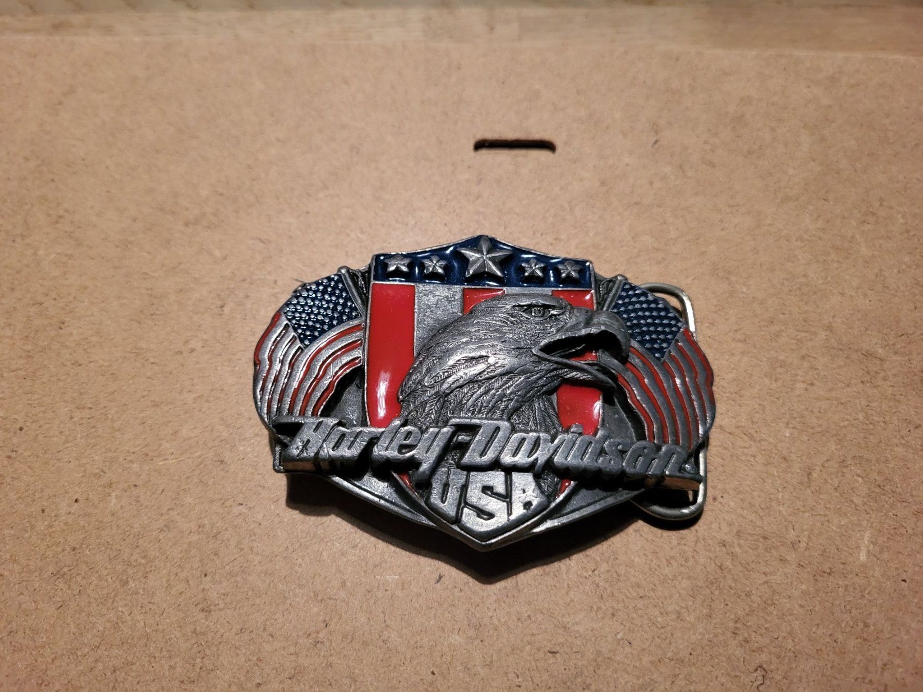 Harley-Davidson Fibbie per cinture: Gürtelschnalle Harley Davidson – Usato da Urtenen-Schönbühl venduto da Lari1