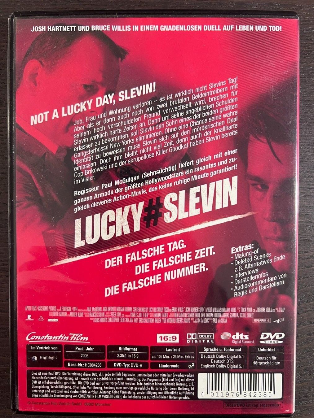 Tutti i DVDs: Lucky Slevin – Usato da Zürich venduto da FilmFreunde 1