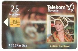 Telefonkarte Slowenien Chip-140 Esmeralda