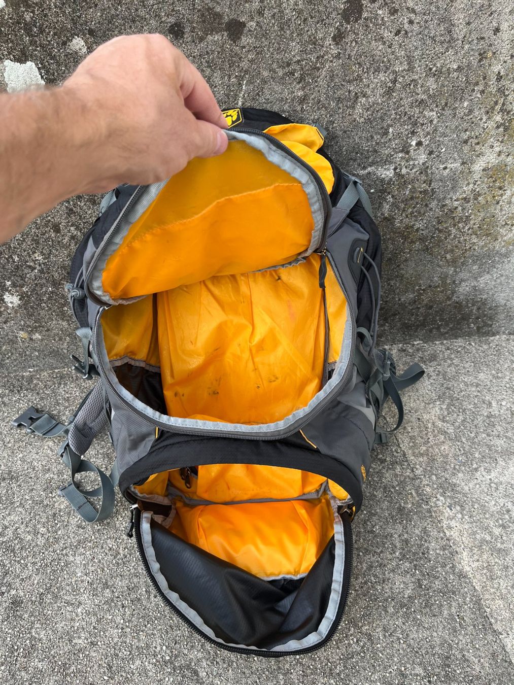 Jack Wolfskin Zaini: Rucksack "Jack Wolfskin", Highland Trail 36 – Usato da Uznach venduto da Pommes06 4