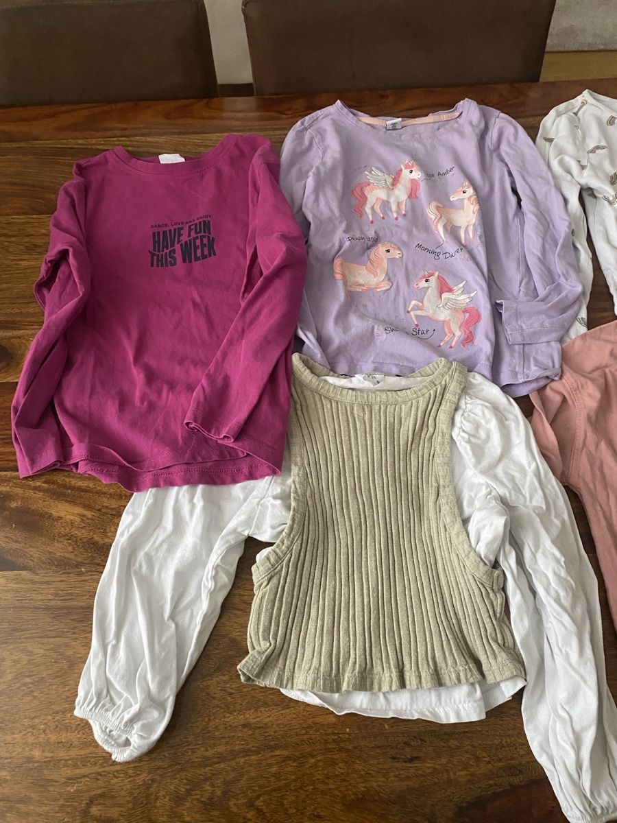 Zara Camicette, T-shirt & Top: 7 Mädchen Langarmshirts Gr. 122/128 Herbst – Usato da Zürich venduto da Nutla 4
