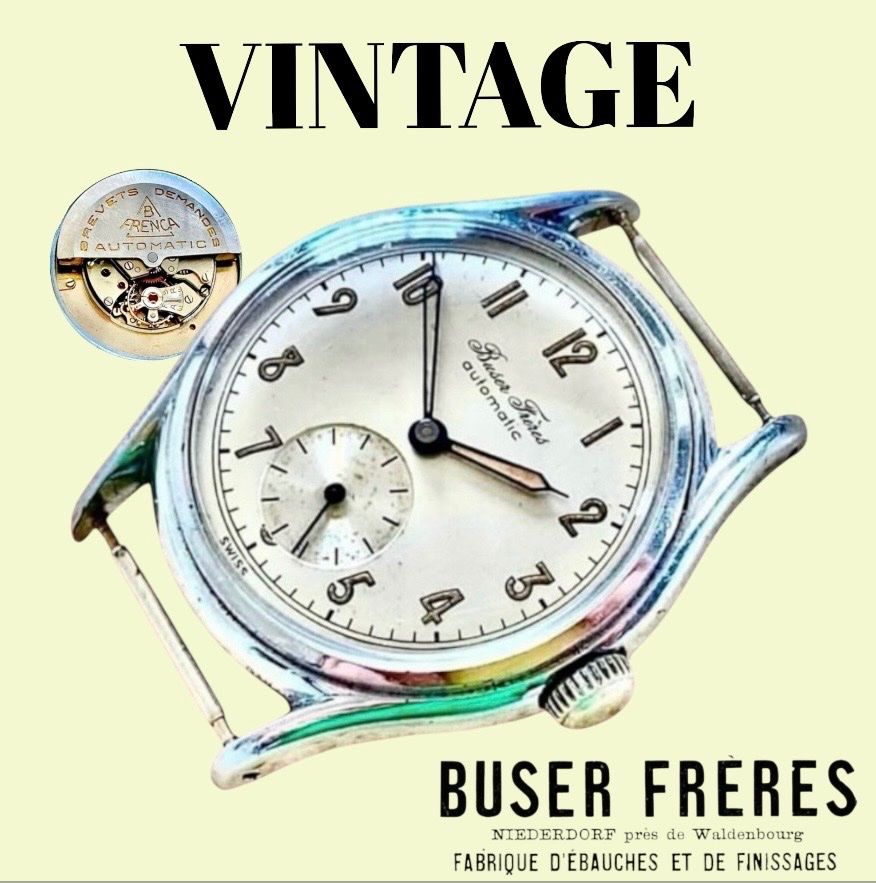 Swiss Uhren: Buser Swiss Vintage Uhr – Gebraucht aus lyss von Uhrenparadies