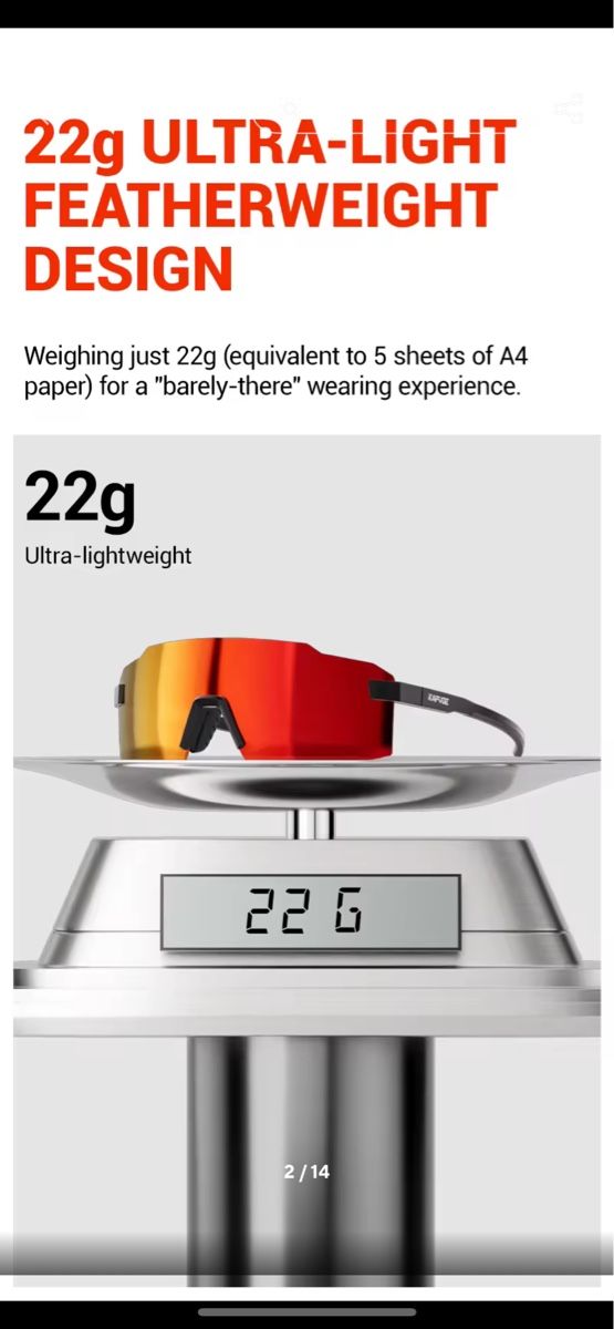 Occhiali & Lenti: KAPVOE  Sport/Velo Brille – Nuovo e nell'imballaggio originale da Suhr venduto da sjay.Cv 6