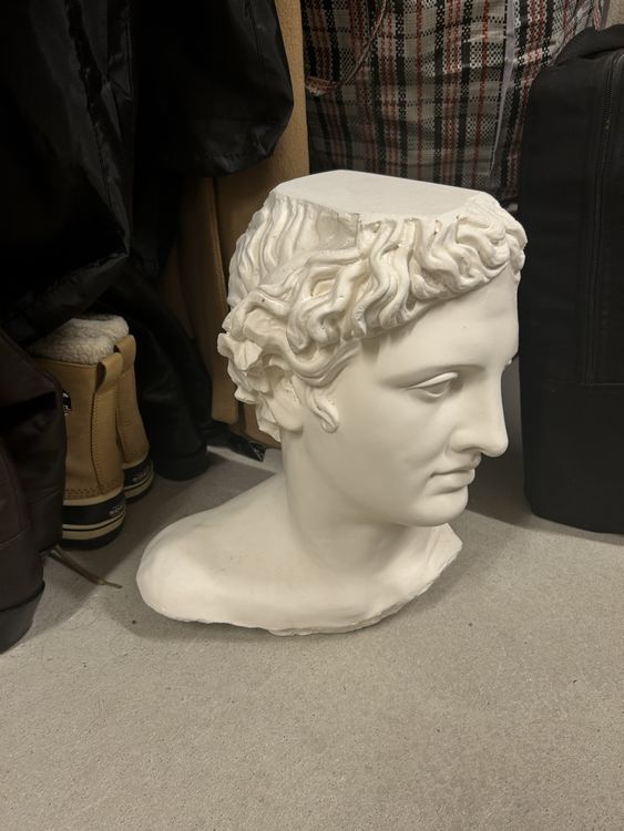 HKliving Apollo Gipsstatue weiss Kaufen auf Ricardo