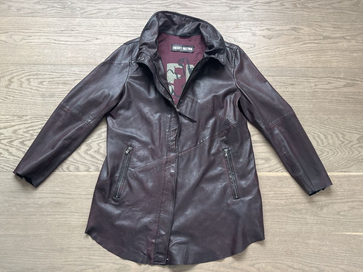 Cappotti: Freaky Nation Ledermantel Gr.XL – Usato da Visp venduto da bluenero 1