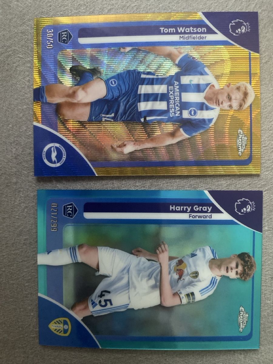 Topps Carte collezionabili: Topps Chrome 2026 Nummerierte Premier League Karten – Usato da Dornach venduto da kil_rc55
