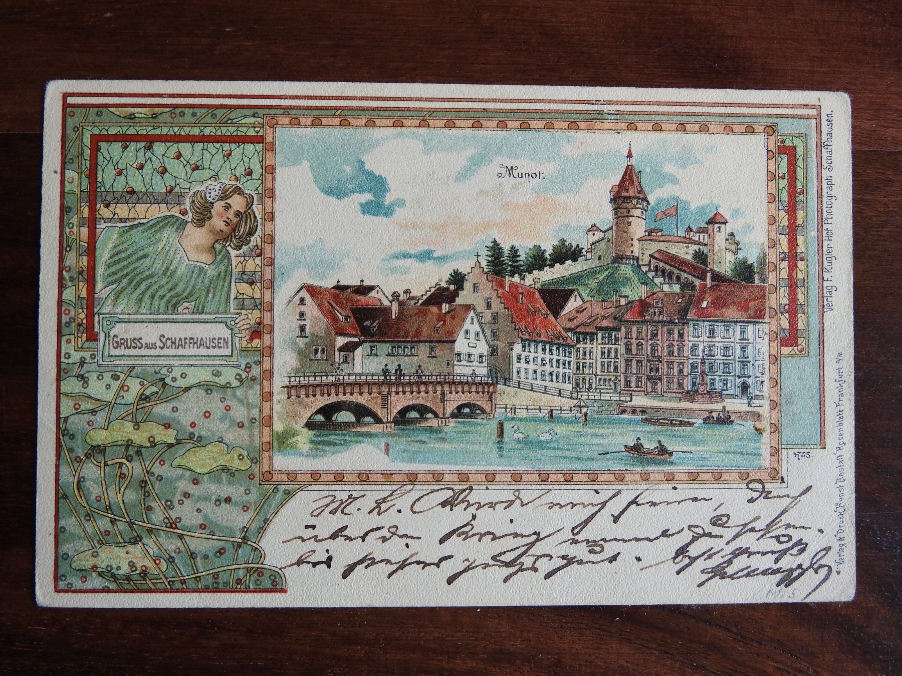 Cartoline postali: Gruss aus Schaffhausen, schöne AK – Usato da Rain venduto da 999-800-K