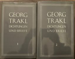 Georg Trakl: Dichtungen und Briefe. 2 Bde.