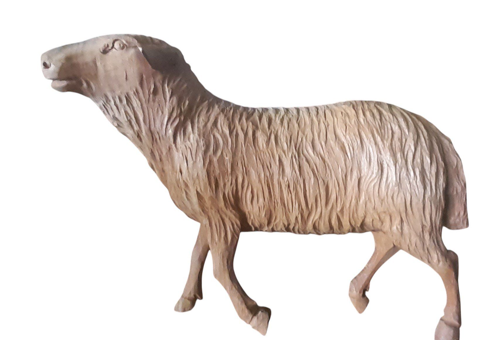Statuette: Antike Holzfigur Schaf Nr.2 – Usato da Mörschwil venduto da antiksalon21