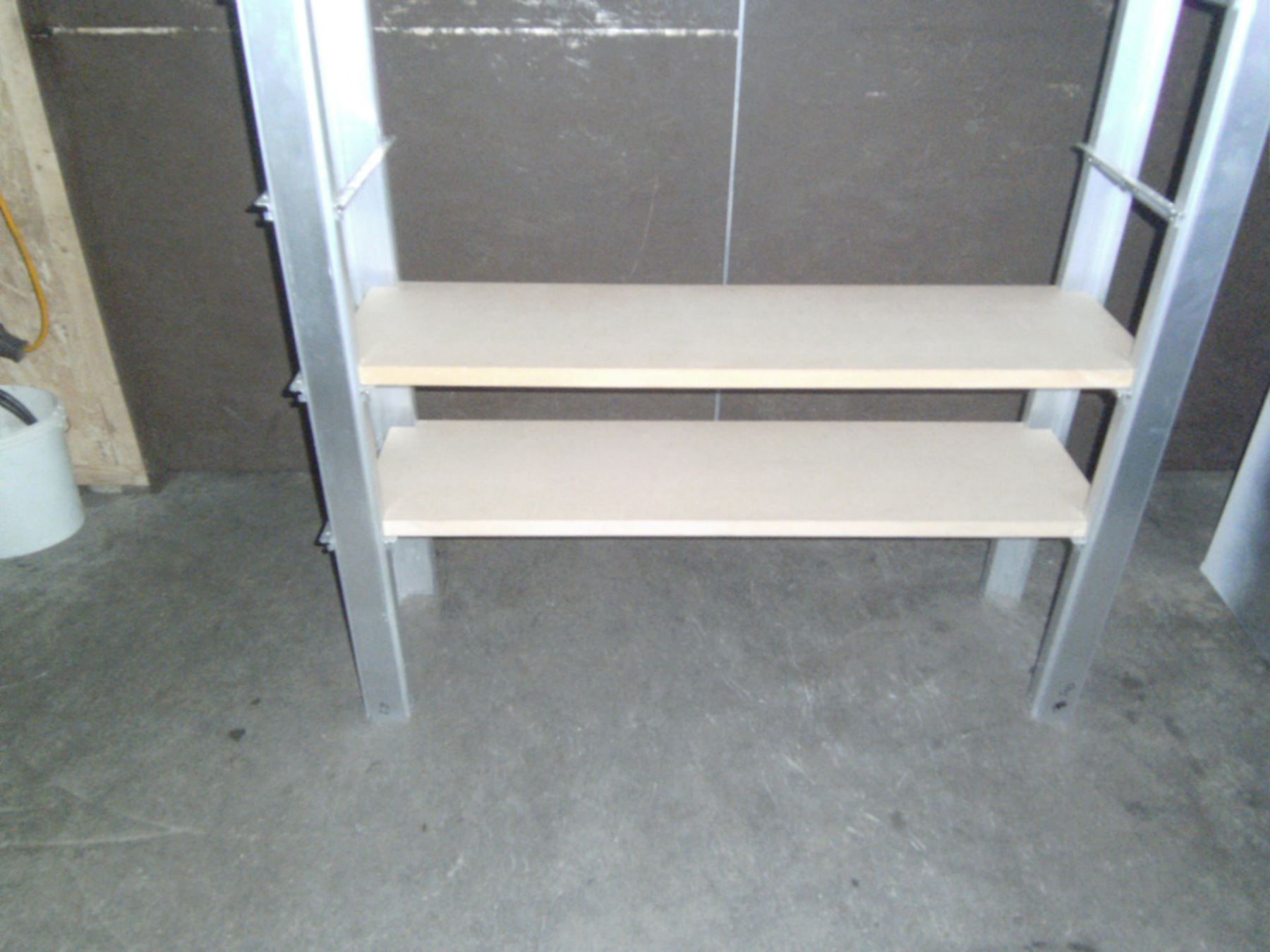 Regale: MASSIVES Doppelgestell, L=2460 mm – Gebraucht aus Ulisbach von MSH01 3