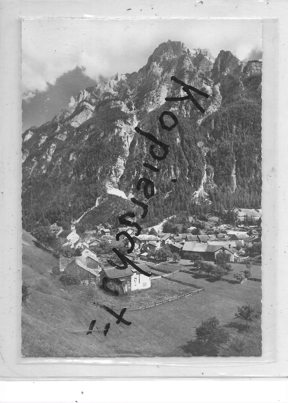 Cartoline postali: SG Vättis mit Calanda – Usato da Schocherswil venduto da Wilare
