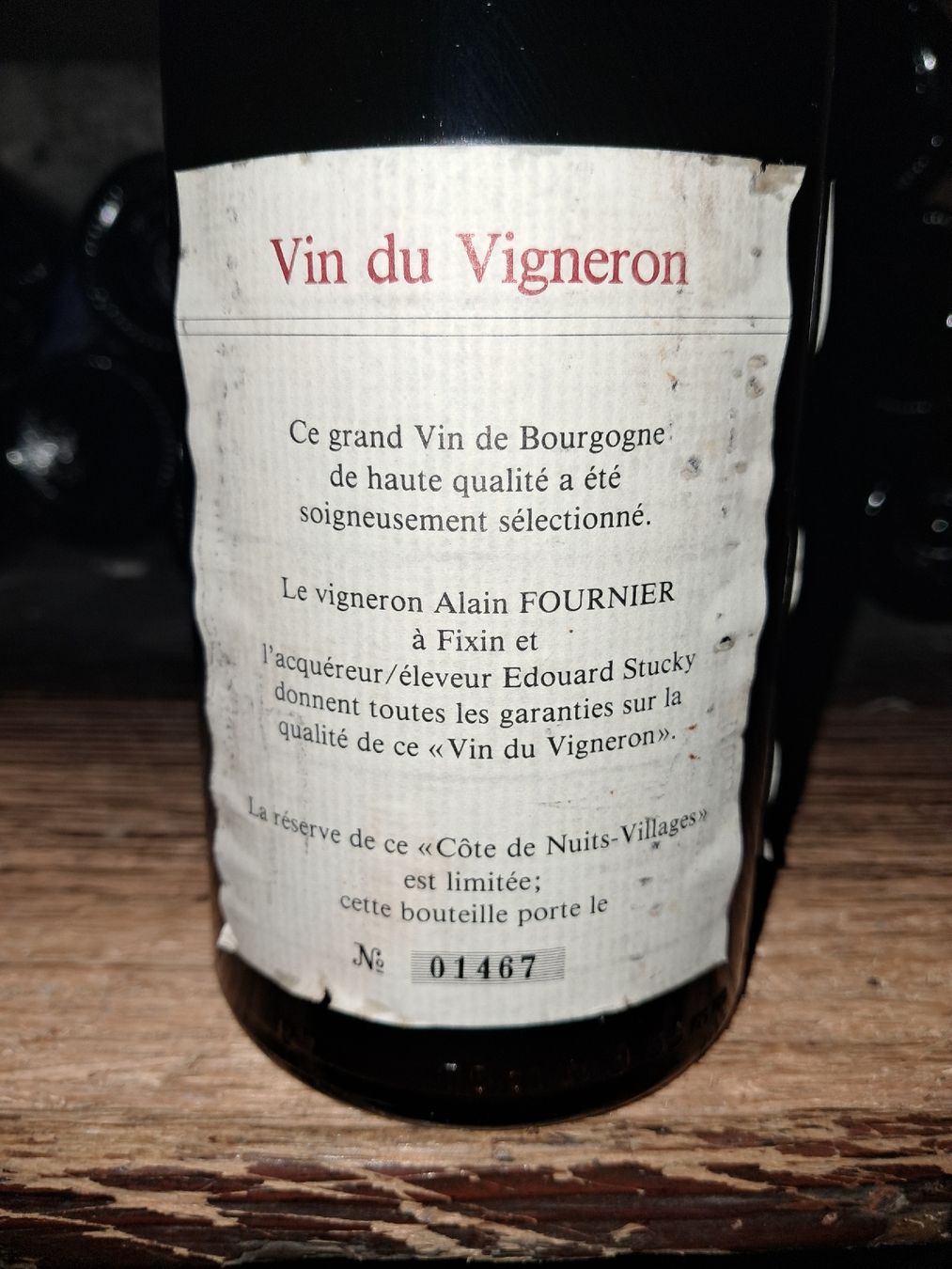 Wein: Côte de Nuits-Villages 1986 – Neu und originalverpackt aus Le locle von juliensaran 5