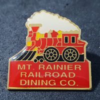 Y359 Pin Mount RAINIER National Park USA Railroad Dining CO.