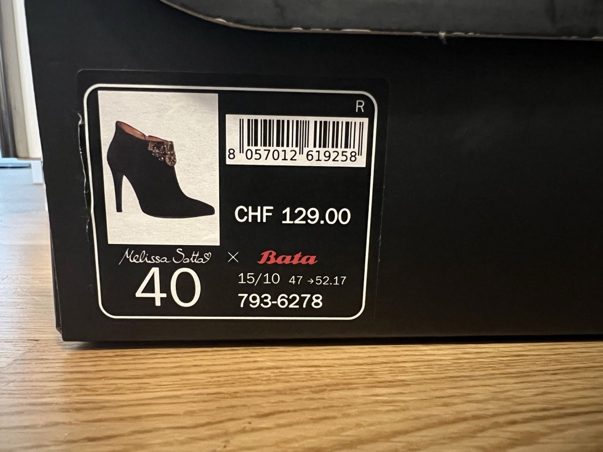 Scarpe da donna: Melissa Satta x Bata – Nuovo e nell'imballaggio originale da Trimbach venduto da bonehd 4
